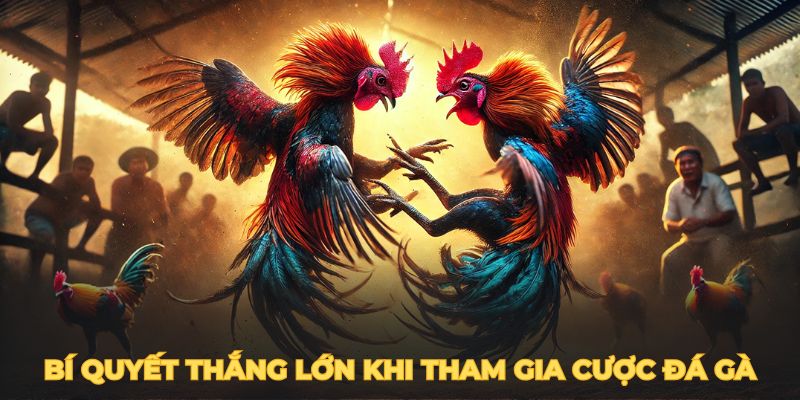 Bí quyết thắng lớn khi tham gia cược đá gà